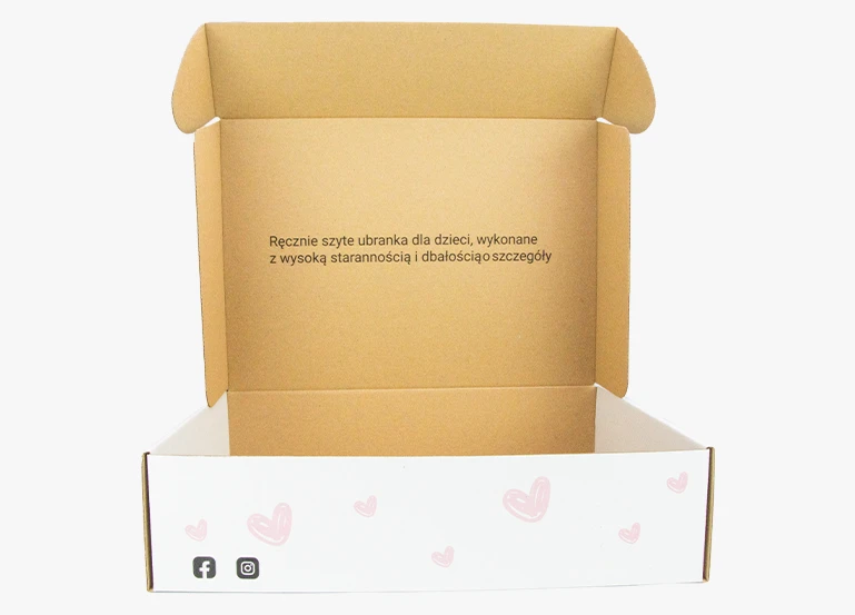 dbanie o detal nadruk na kartonie fasonowym handmade